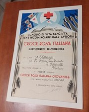 Diploma Croce Rossa Italiana