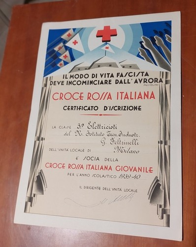 Diploma croce rossa italiana - diploma,