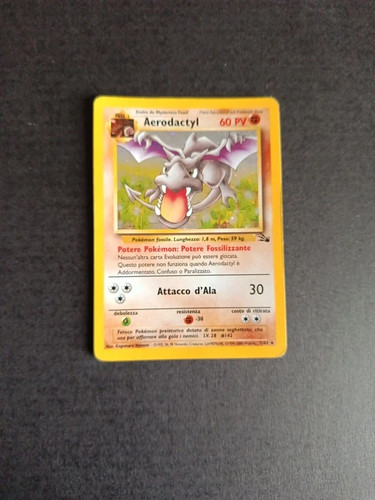 Pokemon aerodactyl fossil 62 - pokemon,