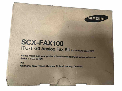 Samsung scx fax100 - itu-t, g3