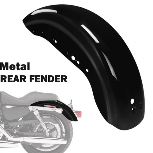 Parafango posteriore moto nero
