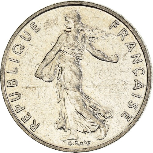 937740 moneta francia - francia,, 1/2