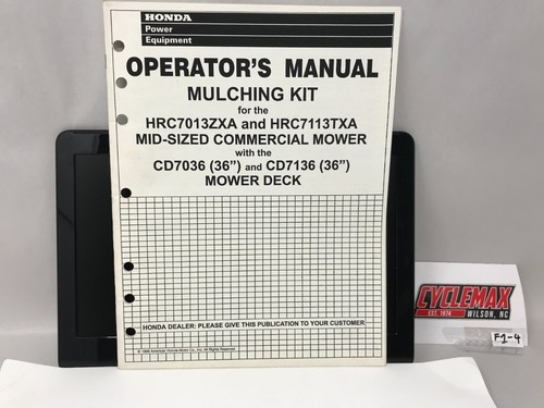 Manuale operatore honda - manuale,