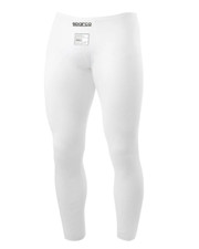 SPARCO 001782 PANTALONE SOTTOTUTA BOTTOM BIANCO RW-4 OMOLOGATO FIA 8856-2018
