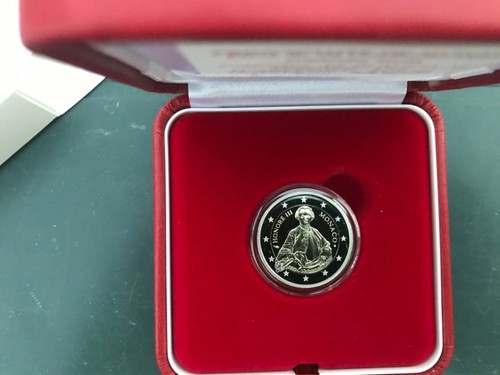 Euro commemorativo monaco - commemorativo,