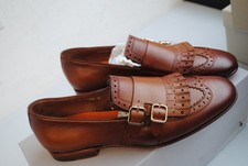 Santoni doppia fibbia pelle - doppia,