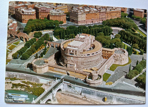Cartolina roma castel - cartolina,