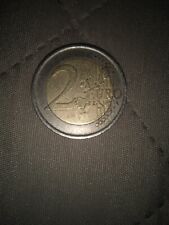 Moneta da 2 euro Dante Alighieri 2002 RARA errore di conio