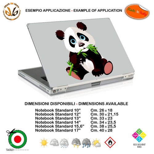 Panda cucciolo adesivo