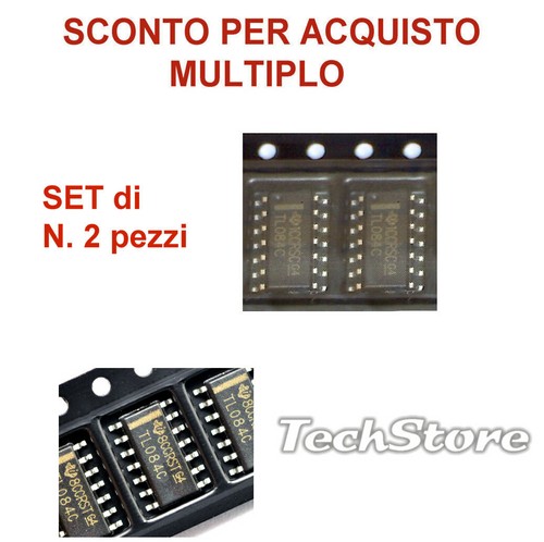 Set 2pz tl084c smd - tl084c,