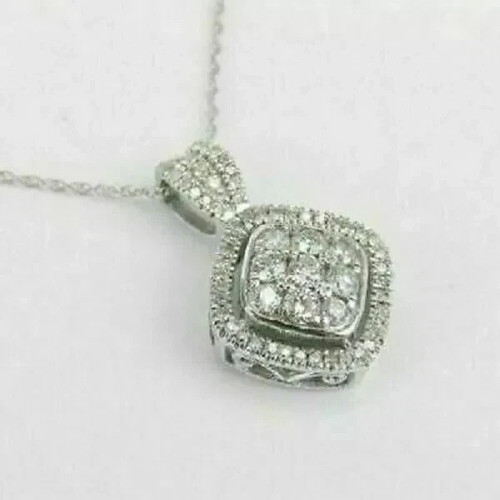 Ciondolo grappolo diamante - a,