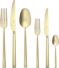 Sambonet Set di Posate Rock Antique Champagne 36 Pezzi