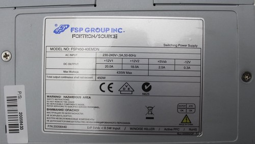 Fsp fsp450 40emdn - fsp450-40emdn, 450w