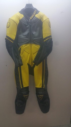 Tuta pelle moto ducati - in,