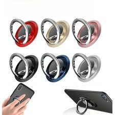 Finger Ring Holder Stand Grip 360° Rotating For Cell Phone Car Magnetic Mount