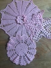 Centrini 3 rotondi rosa