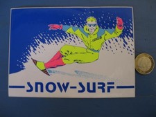 Sport. Ski. SNOW SURF