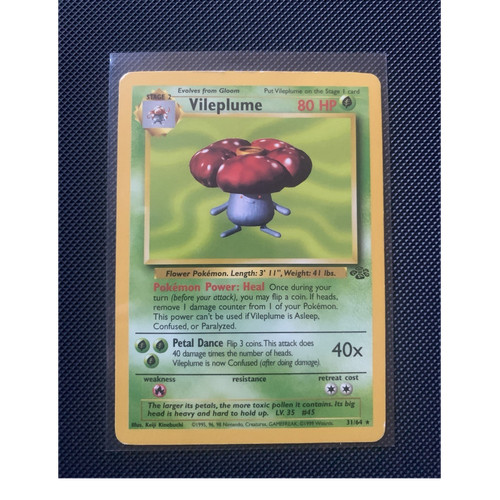 Pokémo vileplume jungle 64 - pokémo, 31/64
