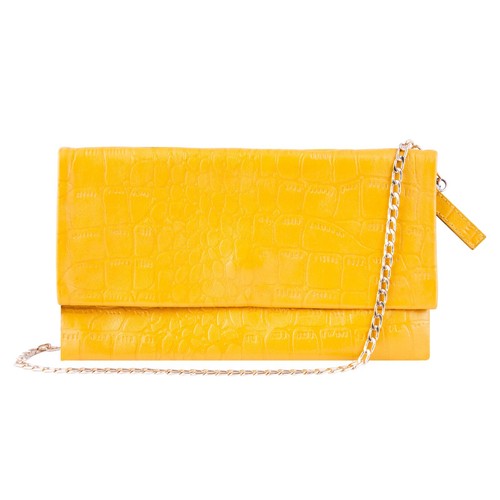 Borsa clutch spalla pelle - clutch, in