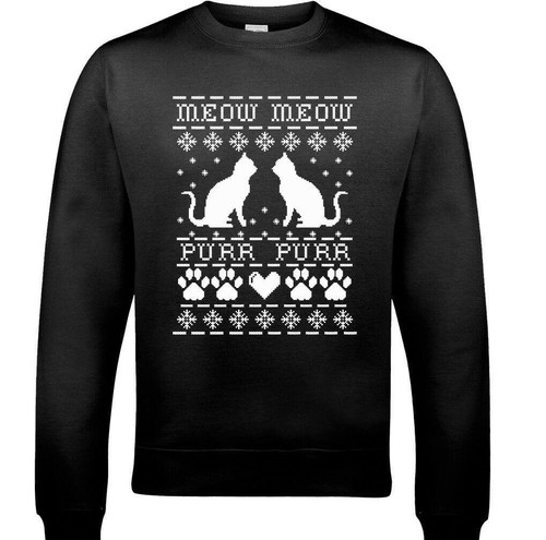 Meow uomo divertente natale - meow,