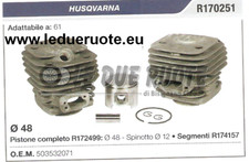 503532071 KIT CILINDRO E PISTONE HUSQVARNA 61 MOTOSEGA Ø 48 SPIN 12