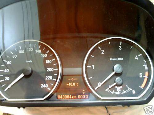 Quadro strumenti bmw - strumenti, serie