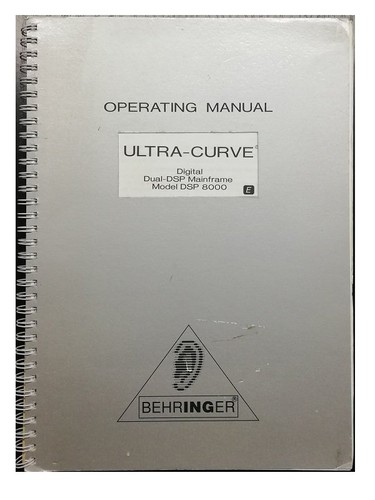 Behringer ultra curve - ultra-curve, digital