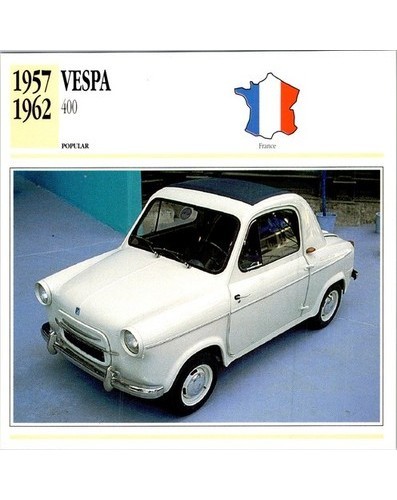 Carta collezionabile microcar
