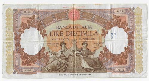 000 lire regine del mare - lire,