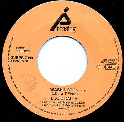 Lucio dalla washington - lucio,