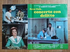 Tenente Colombo- Concerto con delitto (Falk) Fotobusta originale Italia Cm 45x70