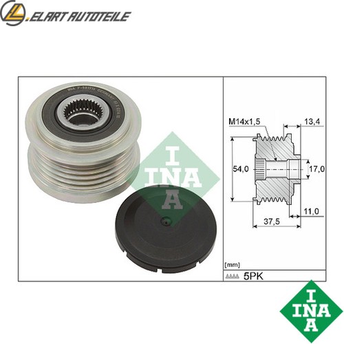 Ruota libera generatore 535 - ruota,