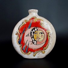 Vaso in ceramica vintage fornace Ceramiche Schiavon Padova design moderno