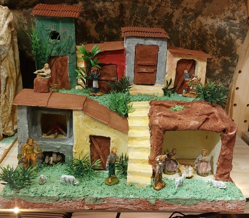 Presepe artigianale fatto - artigianale, a