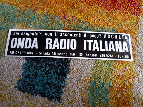 Vecchio adesivo onda - vecchio,