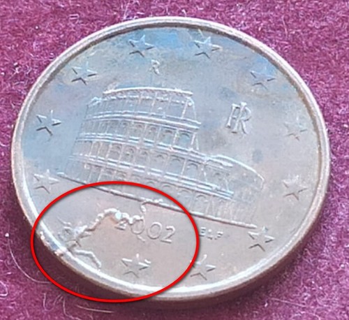 Moneta rara centesimi italia - 5,