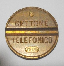 Gettone telefonico sip 7906 - gettone,