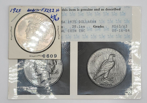 1925 peace dollar anacs - dollar,