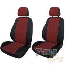 CORA 129695 Coprisedili ant. Nero/ rosso Fast&Smart per PEUGEOT 206 / 206 CC 98>