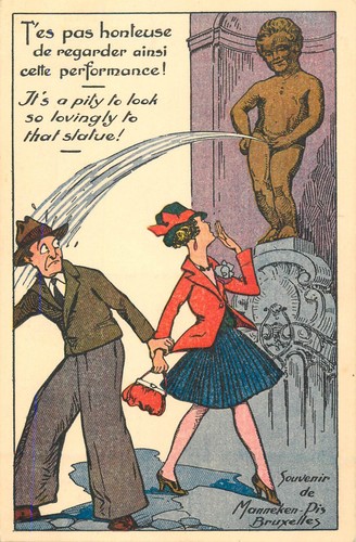 Cartolina fumetto caricatura