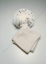 Doudou Plat/Mouchoir Lapin