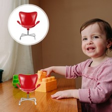 Mini sedia miniatura sedia uovo modello mini casa poltrona decorazione adorn