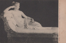 CARTOLINA  ROMA LAZIO MUSEO NELLA VILLA BORGHESE PAOLINA BORGHESE NON VIAGGIATA