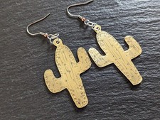 Grandi orecchini cactus