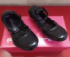 Ballerina Bambina FORNARINA Pelle Nero - Suola Cuoio - Tg. 31 - NUOVO