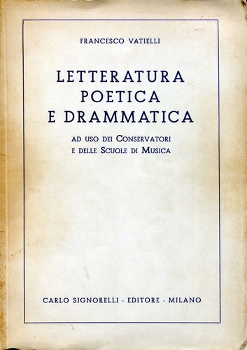 Vatielli francesco letteratura - francesco,