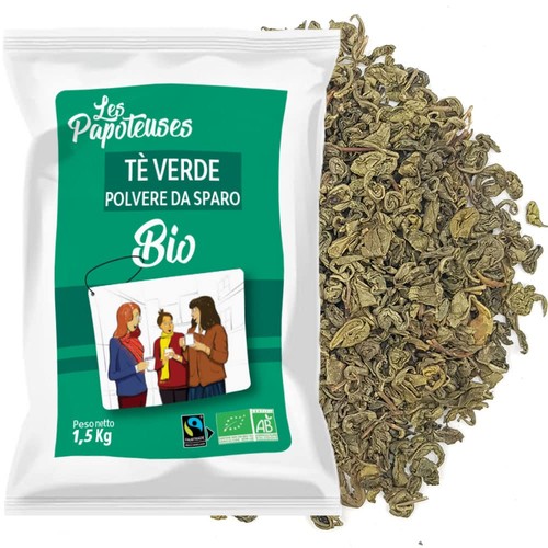 Tè verde polvere sparo - tè, a