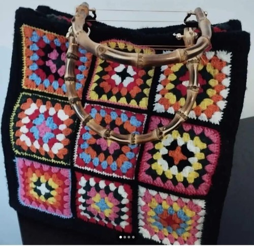 Borsa donna stile granny - borsa, da