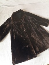 Cappotto di pelliccia di vero castoro selvatico