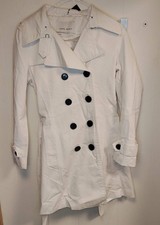 Trench Donna Zara Basic Bianco